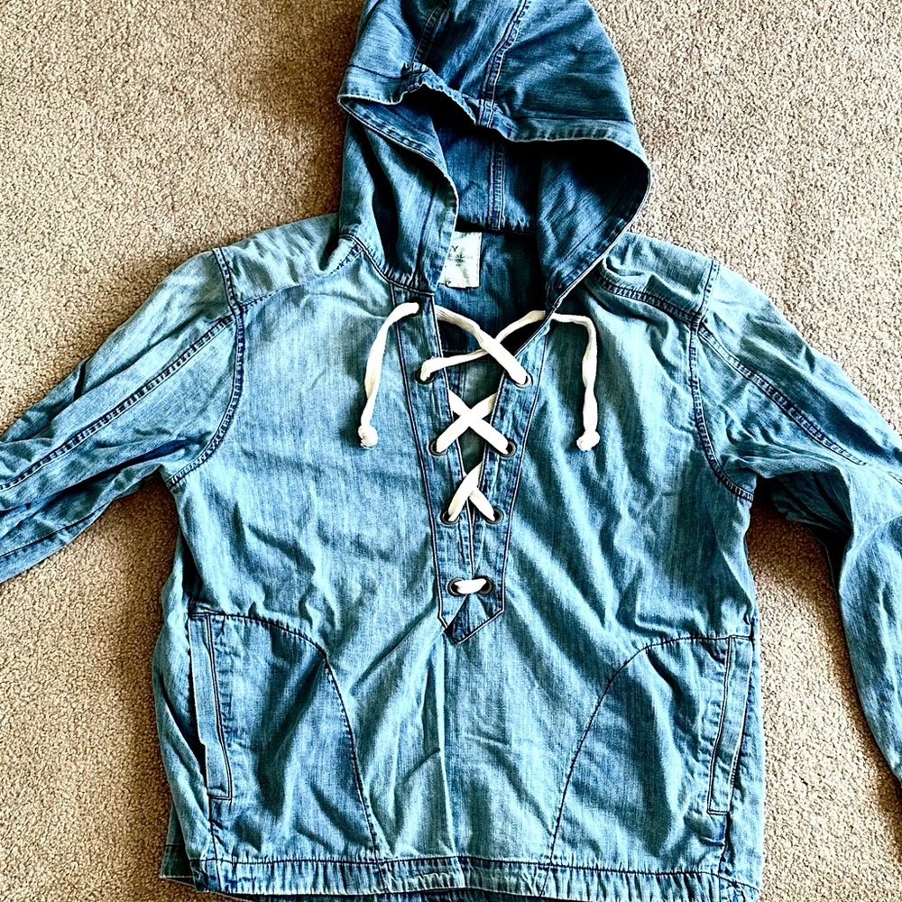 American Eagle Denim Hoodie